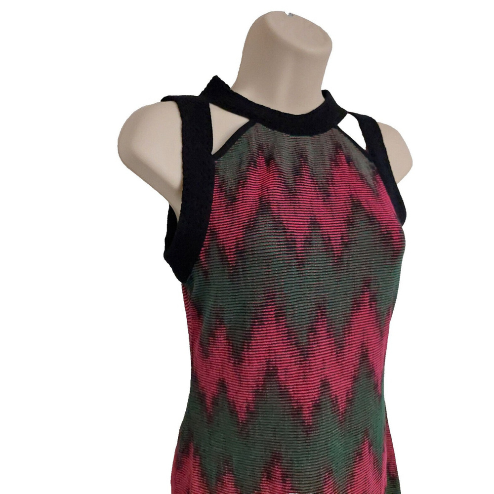 MISSONI Multicolor Sleeveless Knit Bodycon Sweater Dress Size 44 US 8 NWT $895 - Picture 4 of 7